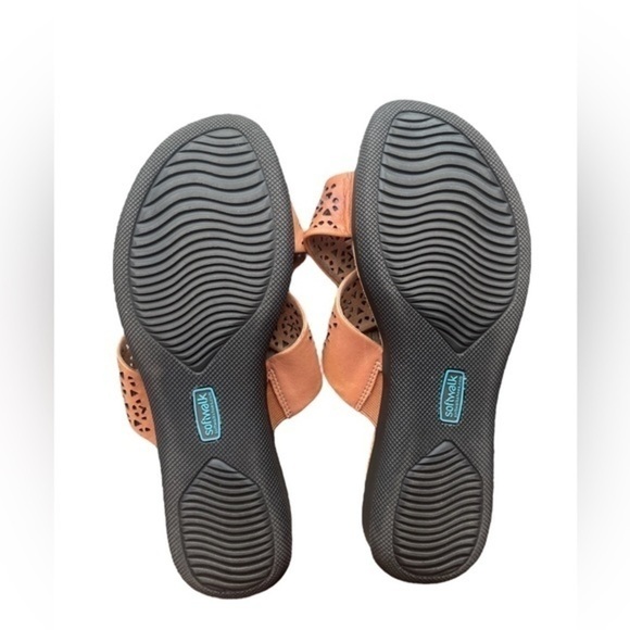 SoftWalk Tillman Sandal Tan Soft Nappa Leather Size 9.5 - Picture 3 of 6